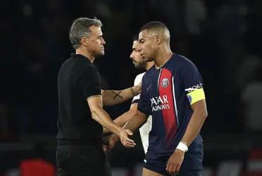 Luis Enrique y Mbappé